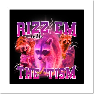 Rizz Em With The Tism Retro Autism Aware Posters and Art